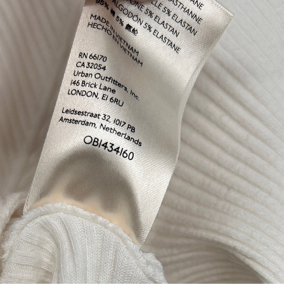 Free People Petra White Long Sleeve Top Women’s Medium - Picture 6 of 6